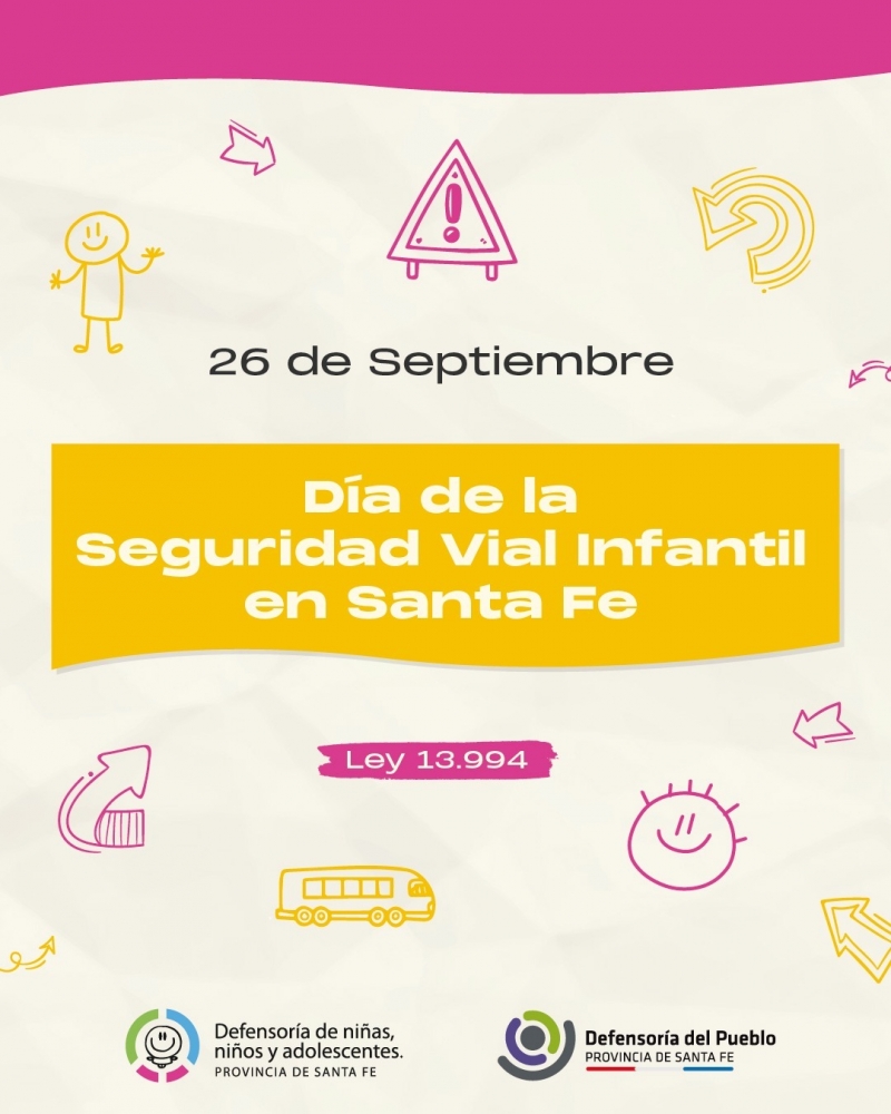 26 de Septiembre: Día de la Seguridad Vial Infantil